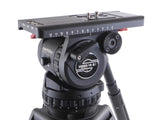 Sachtler VIDEO 18 S2 Fluid Head Tripod Carbon Fiber with Mid-Level Spreader 18S2