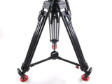 Sachtler VIDEO 18 S2 Fluid Head Tripod Carbon Fiber with Mid-Level Spreader 18S2