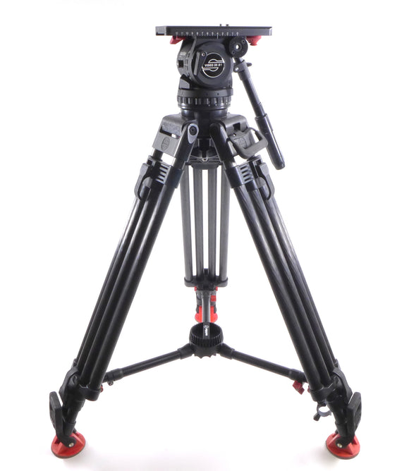 Sachtler VIDEO 20 S1 Fluid Head HD Heavy Duty Carbon Fiber Tripod 20S1