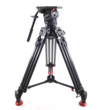 Sachtler VIDEO 20 S1 Fluid Head HD Heavy Duty Carbon Fiber Tripod 20S1